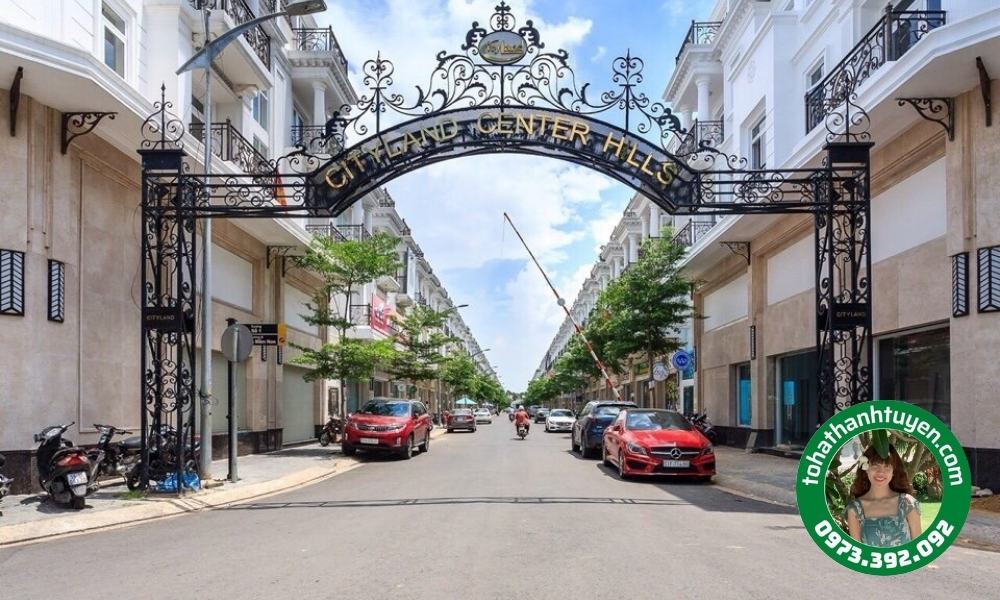 Shophouse Center Hills mặt tiền đẹp