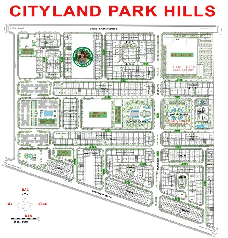 Mặt bằng Cityland Park Hills